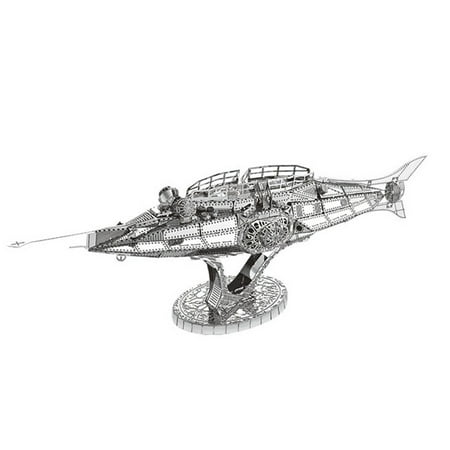 1: 100 3D Metal Kits Nuclear Submarine Model Warship Model Warship Ornaments Military Model (Unassembled Kit )