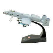 1100 A-10 Thunderbolt II Ground Attack Aircraft Metal Plane Model,US Air Force, Military Airplane Model,Diecast Plane,for Collecting and Gift Conventional Coating