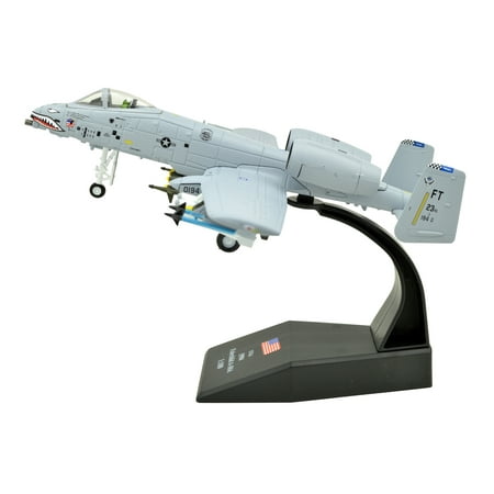 1:100 A-10 Thunderbolt II Ground Attack Aircraft Metal Plane Model,US Air Force, Military Airplane Model,Diecast Plane,for Collecting and Gift Conventional Coating