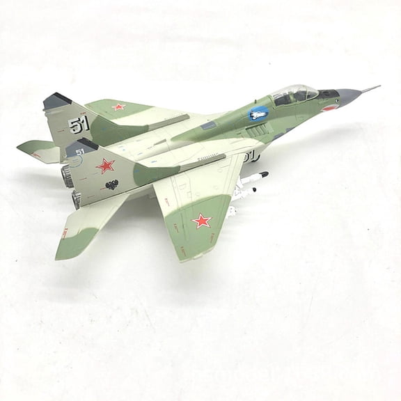 1:100 Alloy Russian MIG-29 Diecast Model Plane with Dispaly Aircraft Model Simulation Aviation Science Exhibition Model GUYUTING Spare Part