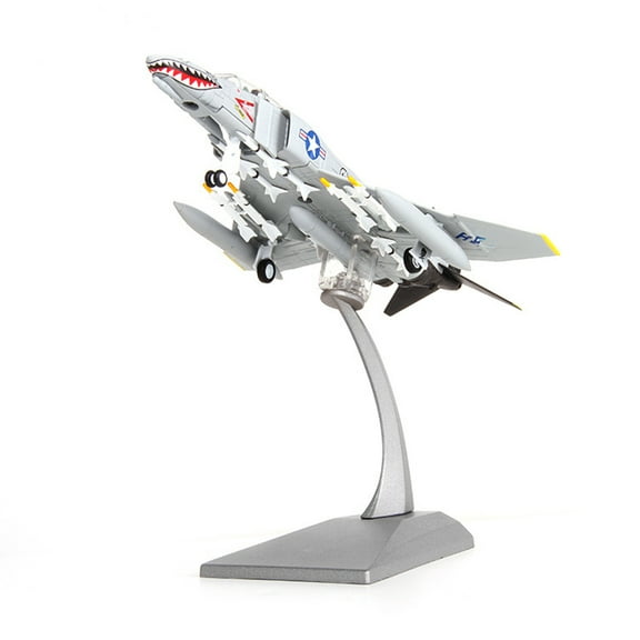 1:100 American F-4C Ghost Attack Aircraft Model Military Fighter Aircraft Model Alloy Simulation Collection Display