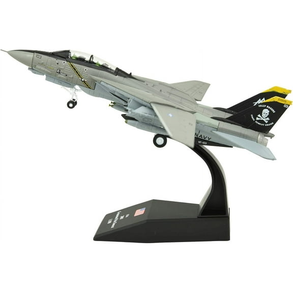 1:100 F-14A Tomcat Fighter Attack Metal Plane Model,US Navy 2003, Military Airplane Model,Diecast Plane,for Collecting and Gift