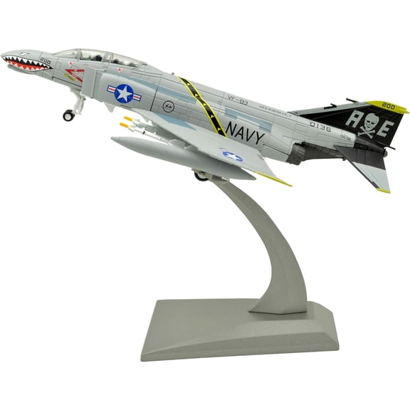 1:100 F-4C Phantom Fighter Attack Metal Fighter Model,US Navy, Military Airplane Model,Diecast Plane,for Collecting and Gift