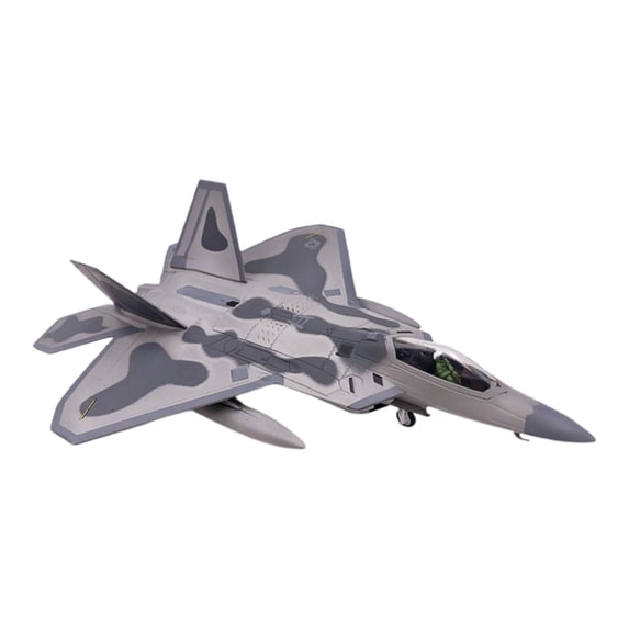 1/100 F22 Fighter Model Static Aviation Plane Warplane Ornament Collectibles