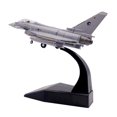 thumbnail image 1 of 1:100 EF2000 Fighter Model Military Fighter Aircraft Model Alloy Simulation Collection Display Toys, 1 of 9