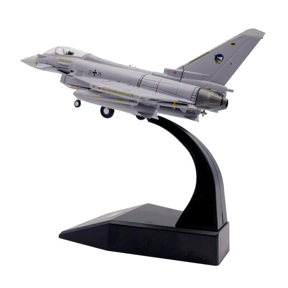 1:100 EF2000 Fighter Model Military Fighter Aircraft Model Alloy Simulation Collection Display Toys