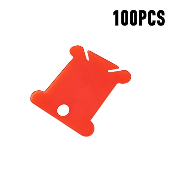 1 100 Pcs Embroidery Bobbins and Thread Cards Ideal for DIY Sewing and Thread Organization