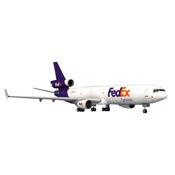 1:100 Premium Paper MD-11 Airplane Model Kit for Aviation Collectors and Enthusiasts