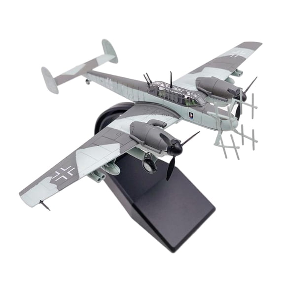 1/100 Scale 110 Fighter Model Alloy with Stand 110 Plane Model for Living Room Desktop Household Collections Birthday Gifts