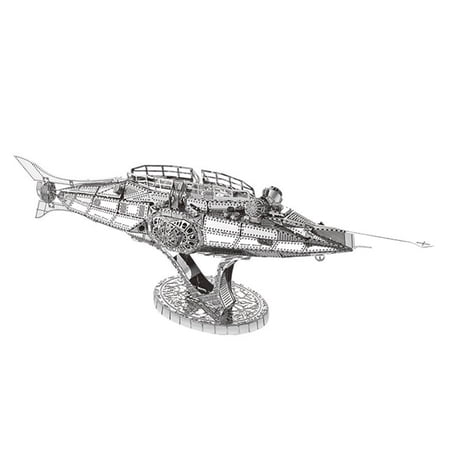 1:100 Scale 3D Metal Kits Nautilus Nuclear Submarine Model Unassembled Kit DIY Model TAPDRA Spare Part