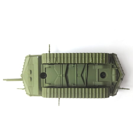 1/100 Scale French St. Chaumont Tank Early Type Tank Model Fighter Military Model Diecast Tank Model for Collection GUYUTING Spare Part