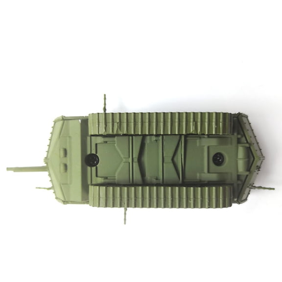 1/100 Scale French St. Chaumont Tank Early Type Tank Model Fighter Military Model Diecast Tank Model for Collection GUYUTING Spare Part