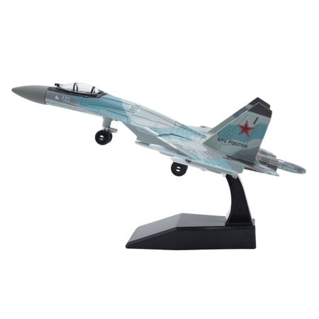 1:100 Scale Russia SU-35S Fighter Jet Quick Build Model Kit with Stand 25PCS DIY Airplane Model Gift for Adults and Kids Collection