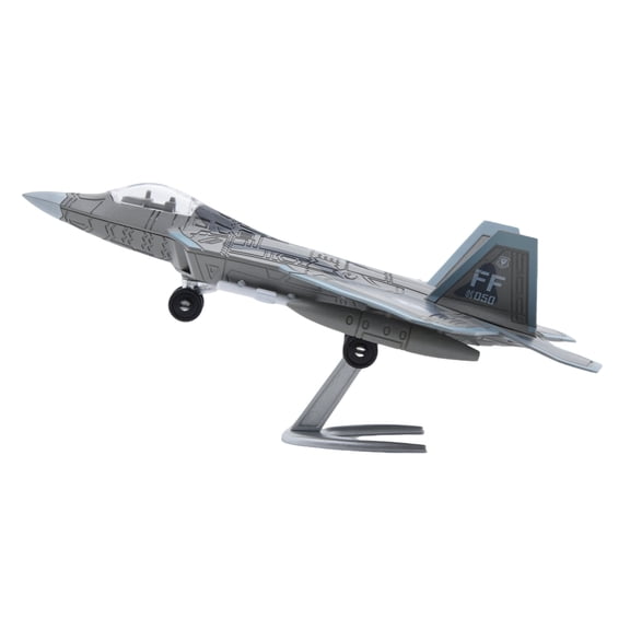 1:100 Scale United States F-22 Raptor Fighter Jet Quick Build Model Kit with Stand 22PCS DIY Airplane Model Gift for Adults and Kids Collection