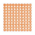 thumbnail image 1 of 1 to 100 Vinyl Number Stickers Consecutive Number Stickers 1 Inch Self-Adhesive Waterproof Labels Stickers Decal for Indoor Outdoor, Office, Classroom,Storage, Organizing, Classification, 1 of 6