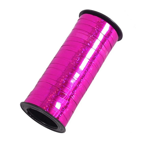 1*100 Yards Laser Ribbon Curling Ribbon Crimped Curling Ribbon Metallic Balloon Ribbon Gift Wrap Ribbon Balloon String Shiny Wrapping Ribbon for Crafts Christmas Birthday Wedding Decoration