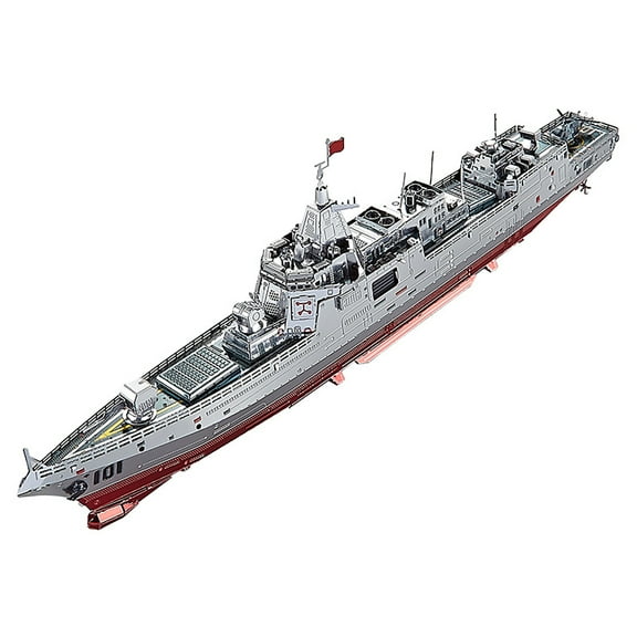 1: 1000 3D Metal Ship Kits C22210 055 Destroyer Model Warship Model Warship Ornaments Military Model (Unassembled Kit )