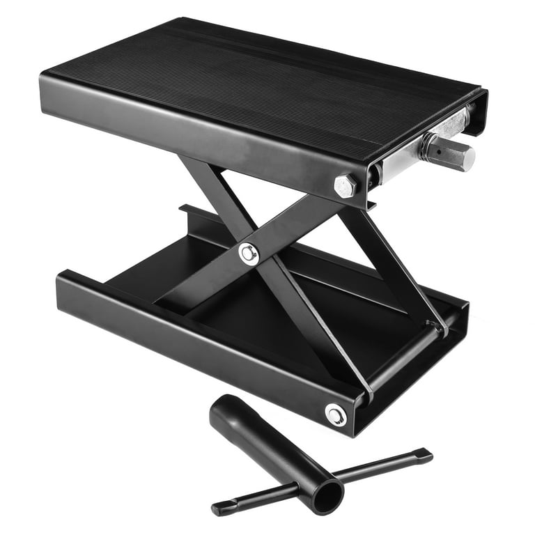 Venom 1 100lb Motorcycle Center Jack Hoist Scissor Lift Stand Motorcycle Dirtbike ATV Motorcycle Center Jack Hoist Scissor Lift Stand