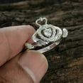 thumbnail image 1 of 1.10Ct Round Cut Lab Created Diamond Women's Engagement Ring 14K White Gold Plated 925 Silver, 1 of 5