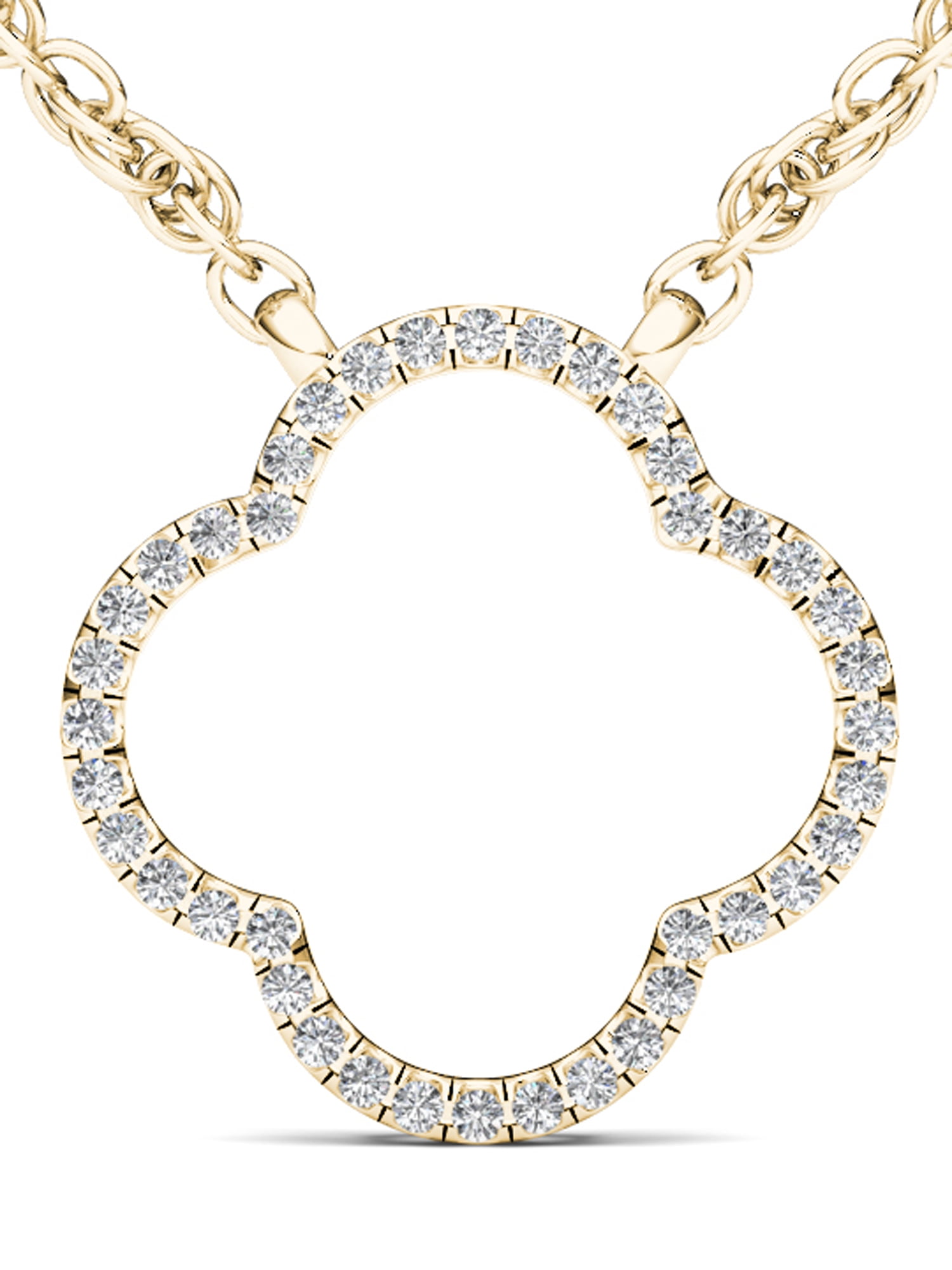 Classic Round 10 ct Moissanite Diamond Necklace