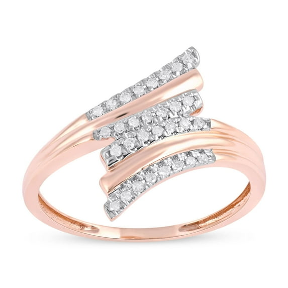 1/10Ct TDW Diamond 10K White Gold Fashion Ring