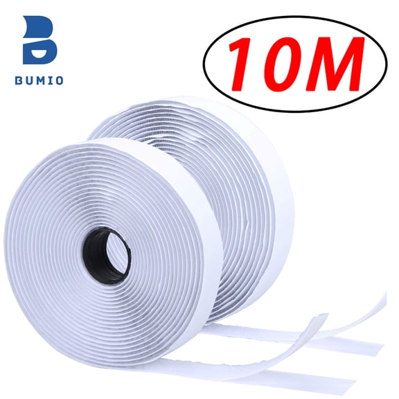 1-10M Velcros Self Adhesive Hook and Loop Tape Fastener House Diy Magic Tap Auto Double Sided Roll Strong Glue Home Strap Strips