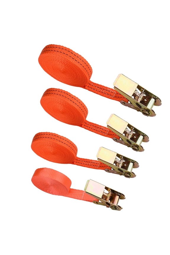 1-10Meters Tie Down Cargo Strap Luggage Lashing Strong Ratchet Belt With Buckle 2 Meters Smile Home