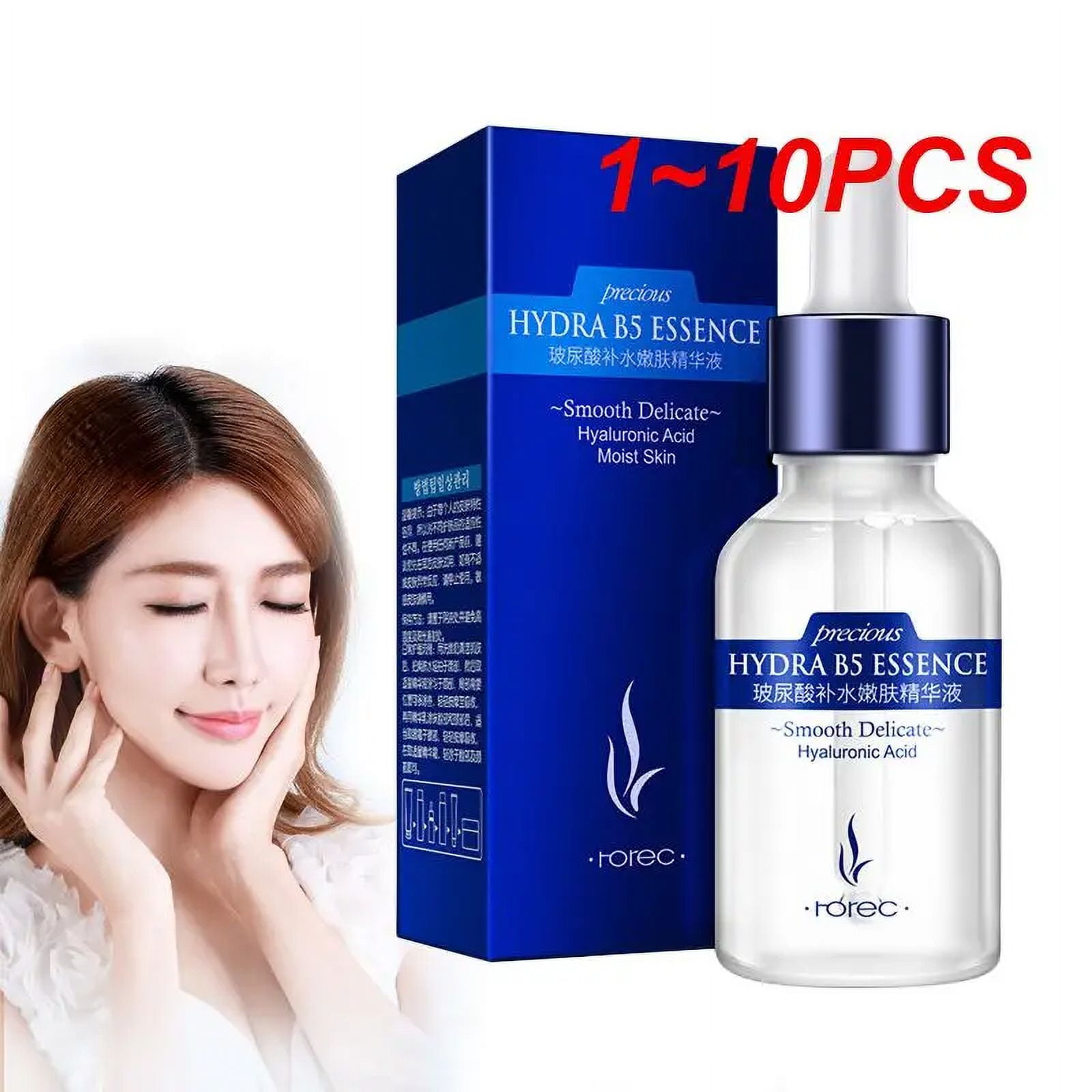 110PCS 15ml Hyaluronic Acid Face Serum Hyaluronic Acid Liquid Face Neck AntiAging Shrink Anti