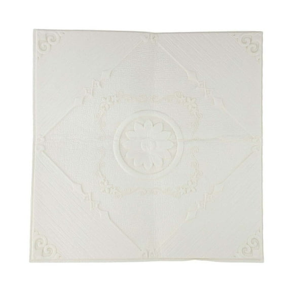 1/10Pcs 3D Self-Adhesive Pe Foam Tile Stone Brick Wall Sticker Soft Foam Panels 35*35Cm White Home Decoration Stickers