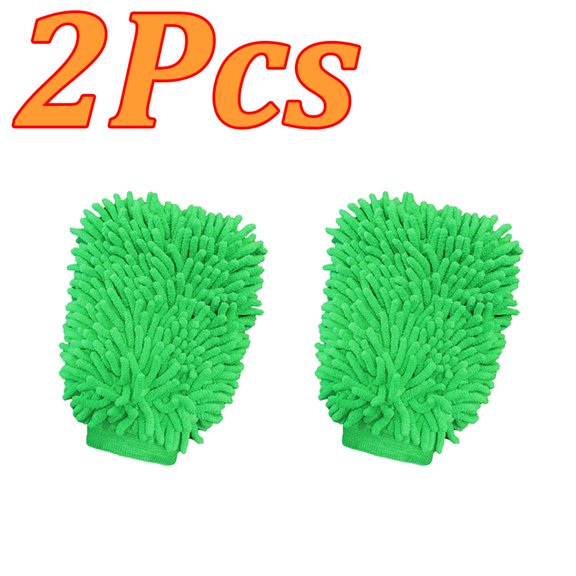 1-10Pcs Double Sided Chenille Auto Gloves Microfiber Cleaning Gloves Cleaning Windows Car Wash Kit for Cleaning Cars, Trucks
