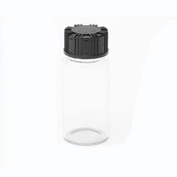 1/10Pcs Portable Liquids, Powder, Seeds Screwcap 10ml (0.3 Oz) Liquid Sampling Sample Clear Bottles Vial Glass Bottles Vials Empty Jars 1PC