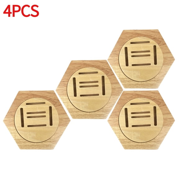 1-10Pcs Wooden Medal Display Racks Hexagonal Honeycomb Combination Medal Holder Honor Commemorative Display Home Wall Decoration