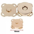 thumbnail image 1 of 1/10Sets Magnetic Snap Button Metal Invisible Sew on Button Lock Clasps Fasteners for Purse Bags Clothes Craft DIY Accessories, 1 of 10