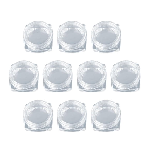 1/10pcs 3g Cream Jar Clear Empty Makeup Tins Beads Storage Box Pots Cosmetic Container Bottle Case