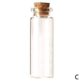 thumbnail image 1 of 1/10pcs Mini Small Glass Bottles with Cork Stopper Tiny Vials Wish Jars <, &amp;λ {` L1A8, 1 of 6