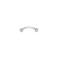 1/11Pcs 16G Eyebrow Rings for Women Curved Barbell Belly Lip Rings