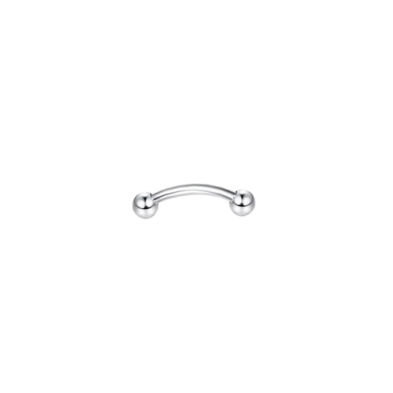 1/11Pcs 16G Eyebrow Rings for Women Curved Barbell Belly Lip Rings