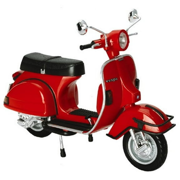 1978 Vespa P200E diecast scooter 1:12 scale die cast by NewRay - Red