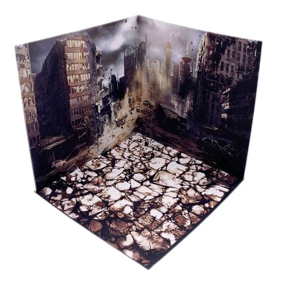 1:12 Backdrop Scene Model Collection Layout Display Background Photo Board Debris