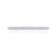 thumbnail image 1 of 1/12 CT Round Cut Natural White Diamond Half Eternity Stackable Ring For Women In 10K Solid White Gold (Color: I-J, Clarity: I2-I3, 0.08 Cttw) -4.5, 1 of 6