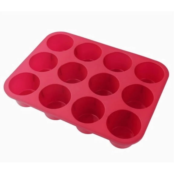 1-12 Cup Silicone Mini Bread Mold - Versatile Baking Tool for Bread, Toast, and Donuts (31.5cm x 23.8cm)
