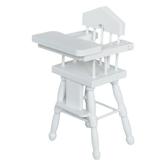 1:12 Doll High Chair Furniture Model Dollhouse Chair for