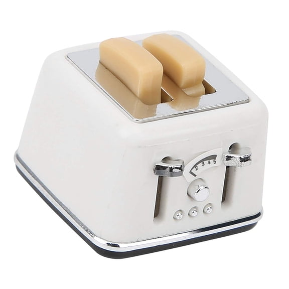 1/12 Doll House Furniture Bread Toaster Sliced Bread Set Simulation Kitchen Appliance Friendly Pretend Play Toy
