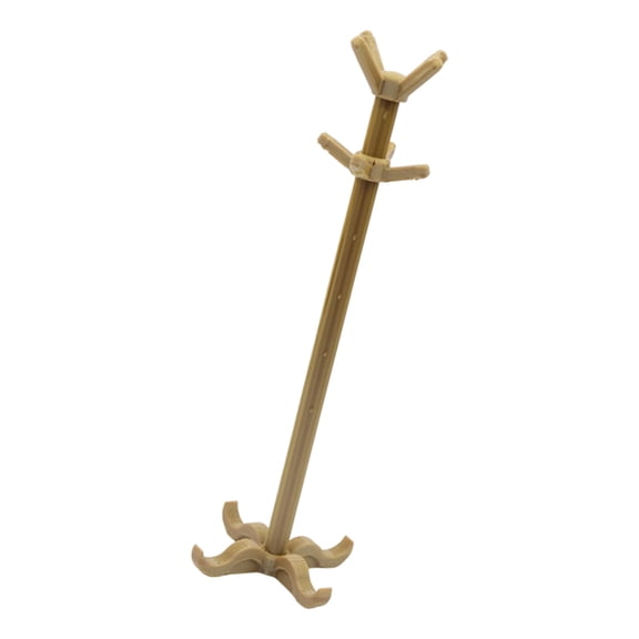 1/12 Doll House Miniature Clothes Rack With Multiple Hooks For Small Item Accessories Storage Scene Display Furniture