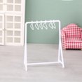 thumbnail image 1 of 1/12 Dollhouse Clothes Rack Garment Organizer Hangers Set Dollhouse Mini Furniture Decoration Dolls House Accessories, 1 of 9