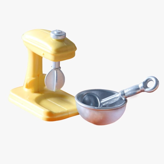 1:12 Dollhouse Kitchen Appliance Mini Mixer Pot Cookware Accessories , Mixer, Mini