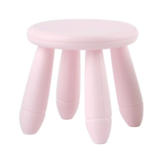 1:12 Dollhouse Miniature Furniture Stool Round Seat :12 Doll House Interior Pink
