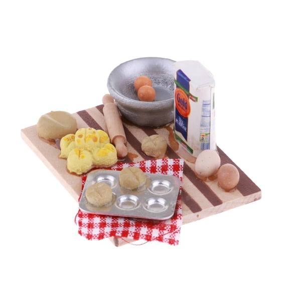 1:12 Dollhouse Miniature  On Board Furniture Model Pastry Station