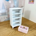 thumbnail image 1 of 1:12 Dollhouse Miniature Wardrobe Storage Cabinet Multi-layer Lockers Model Furniture Decor Toy Doll House Accessories, 1 of 9