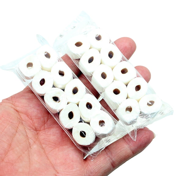 1/12 Dollhouse Simulation Toilet Paper Roll Model Dollhouse Mini Bathroom Accessories Dolls House Home Deocration